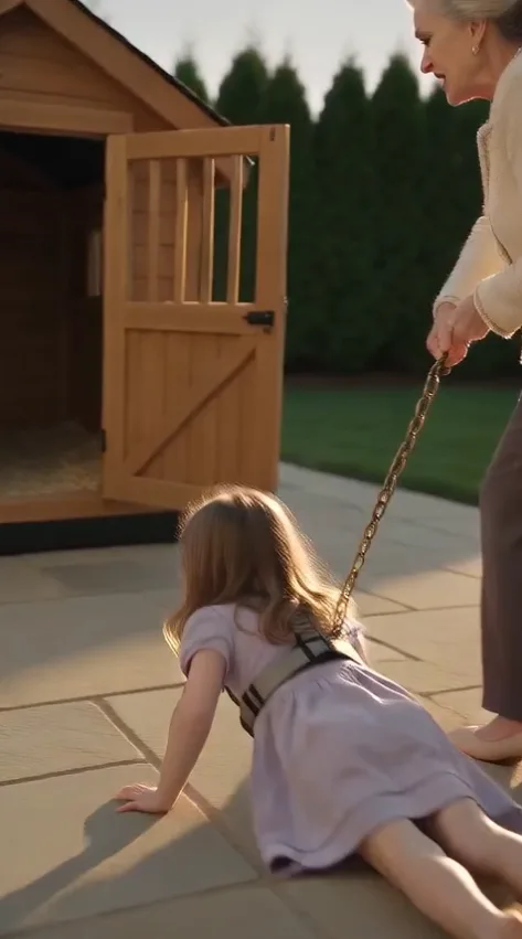 My Mother-in-Law Chained My 5-Year-Old to a Dog Kennel—Then My Daughter Pointed at the Camera and Whispered, “She Didn’t Do It Alone”