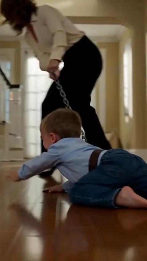 His New Wife Chained His Little Boy Under the Stairs — Then the Paper in His Shirt Revealed Who She Was Trying to Destroy
