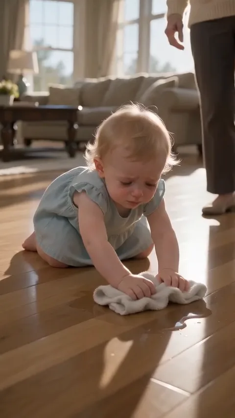 His Mother Forced a Wet Rag Into His Baby’s Mouth — Then a Paper Fell From Her Pocket and Exposed Why She Wanted the Child Gone