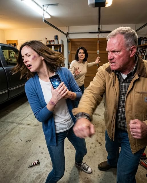 My Father Punched Me for Recording His Affair—Then Someone Knocked on the Garage Door