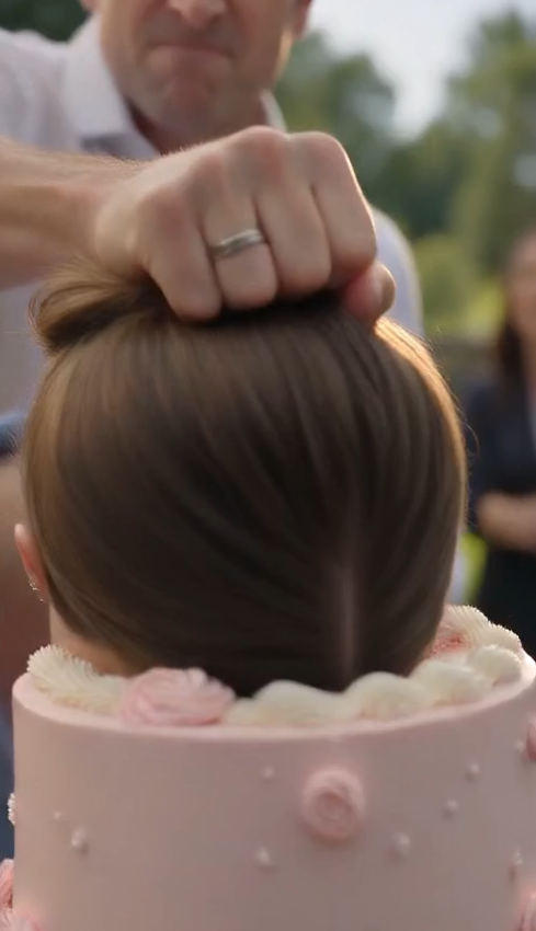 My Husband Slammed My Face Into Our Daughter’s Birthday Cake—Then a Stranger Saw the Ring Around My Neck