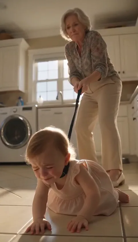 Her Mother-in-Law Dragged Her Baby by a Dog Leash — Then the Child Pointed at the Camera and Exposed Her Father