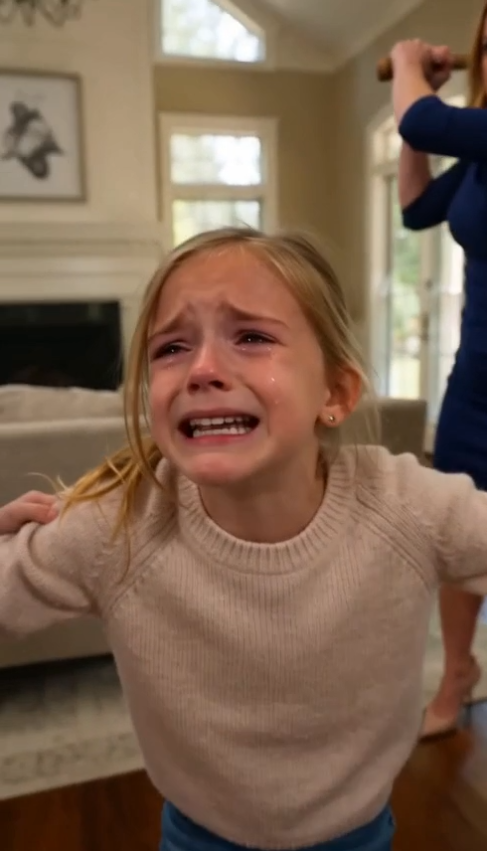 I Came Home Early and Found My Wife Raising a Wooden Stick Over My Son—Then My Five-Year-Old Daughter Whispered, “Dad…”