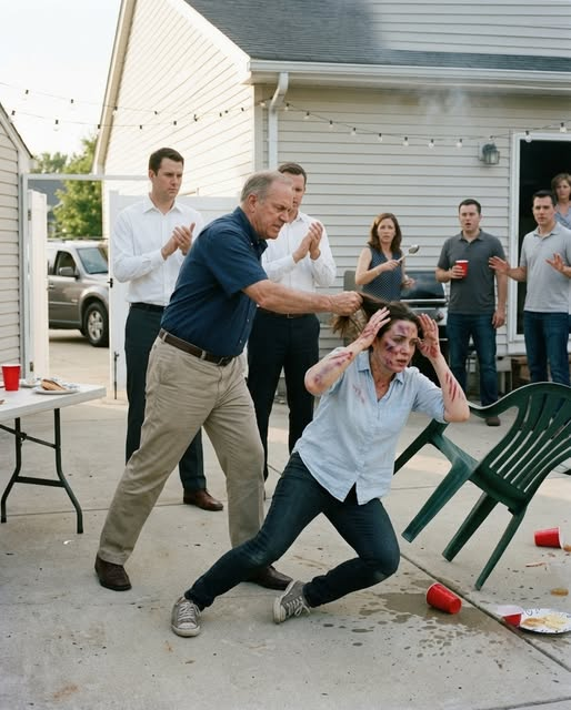 Sixty-Eight Officers Watched My Father-in-Law Drag Me Across the Patio—Then Internal Affairs Arrived