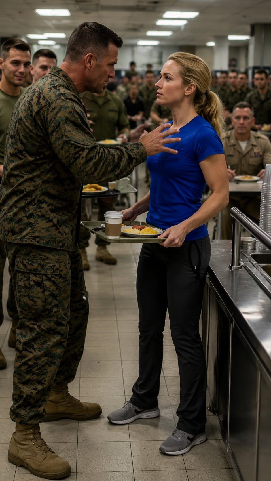 A Marine Sergeant Threw My Breakfast on the Floor—Then Every Soldier in the Mess Hall Stood Up