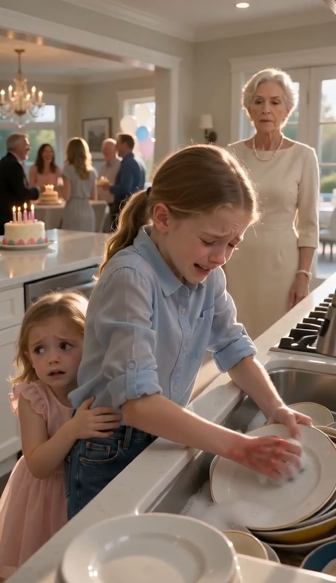 I Came Home to Find My 11-Year-Old Daughter Crying Over a Sink Full of Dishes—Then Grandma Grabbed My Phone