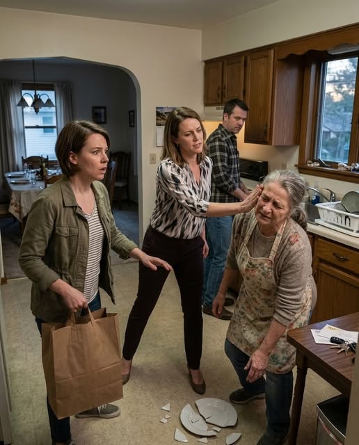 My Sister Slapped Our Mother for Breaking a Plate—Then I Showed Her Whose Name Was Really on the House
