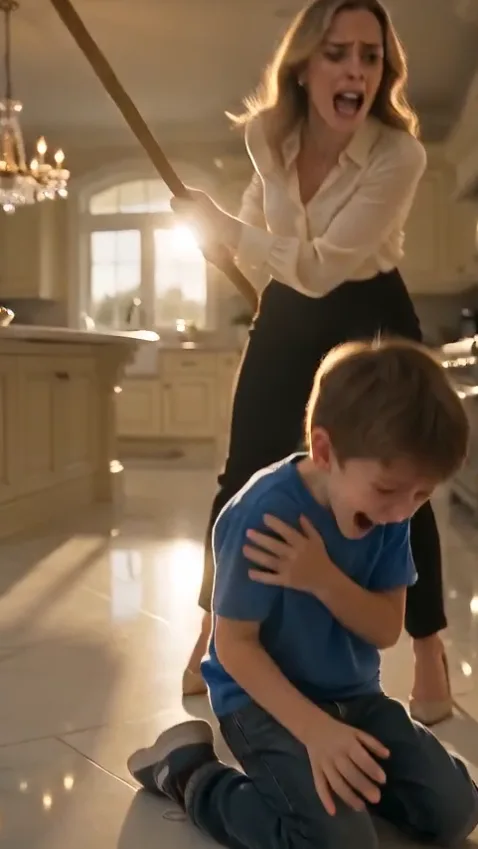 MY 7-YEAR-OLD SON WAS BEATEN FOR FEEDING SOMEONE THROUGH A KITCHEN VENT—BUT WHEN A TINY HAND REACHED FROM INSIDE THE WALL AND WHISPERED, “DADDY… HELP ME,” MY WIFE TURNED GHOST-WHITE.