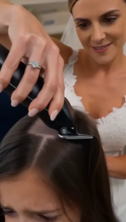 His Fiancée Shaved His Little Girl Before the Wedding — Then He Found the Papers Hidden Under Her Veil