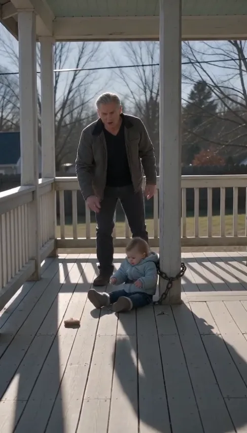 Her Father-in-Law Chained Her Baby Outside in the Cold — Then Lily Pointed at the Locked Door and Exposed Who Helped Him