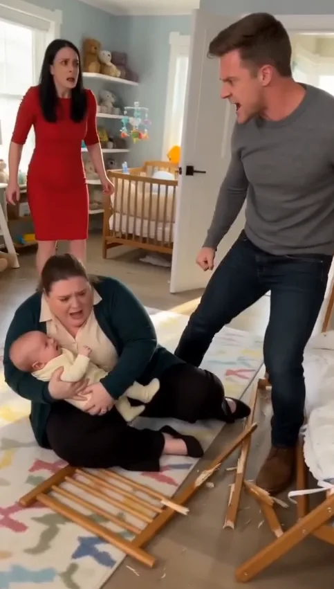 Her Husband Punched Her While She Was Protecting Their Baby — Then June Pointed at the Camera Above the Crib