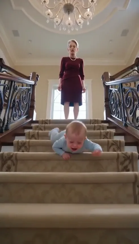 She Kicked Her Grandson Down the Stairs — Then His Mother Dropped the Paper Margaret Swore Didn’t Exist
