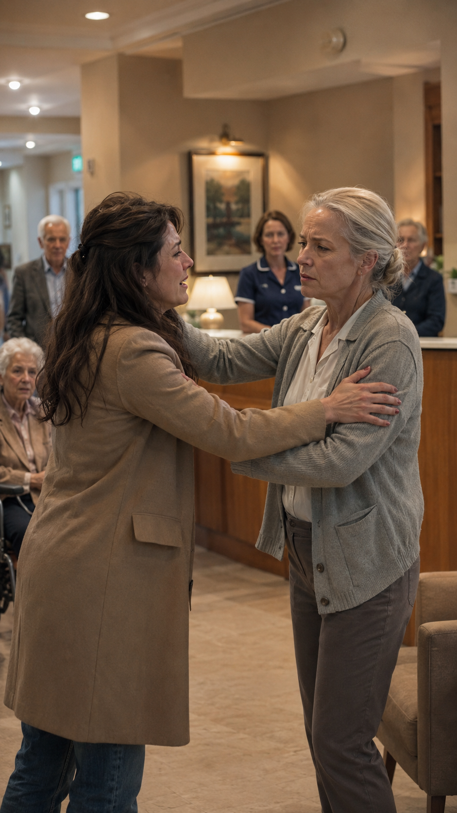 She Ran Into the Nursing Home to Hug Her Mother… But the Woman Who Rejected Her Was Secretly Trying to Save Her