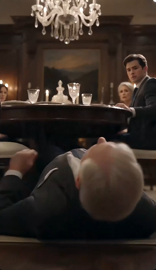 “They kicked the old man out of the family dinner… then his old key opened the mansion office.”
