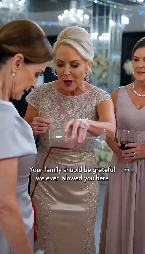 “The groom’s family poured wine on the bride’s poor mother… then the wedding bill exposed everything.”