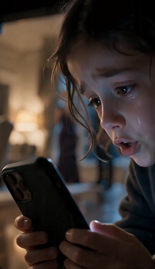 “The little girl hid under the piano… then her dead mother’s phone recorded the truth.”