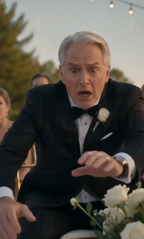 “The groom’s mother dropped her phone… and the bride’s father’s voice filled the wedding hall.”