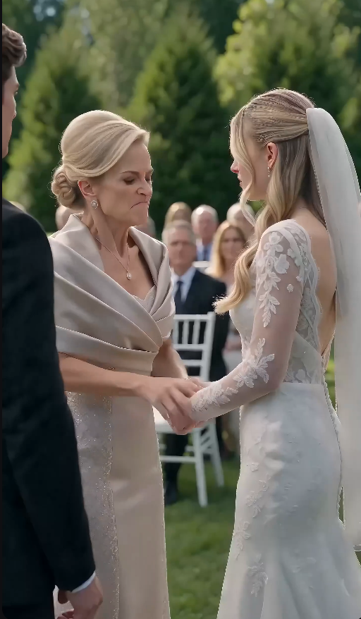 “She ripped the bride’s sleeve in anger… then saw the scar from the night her daughter disappeared.”