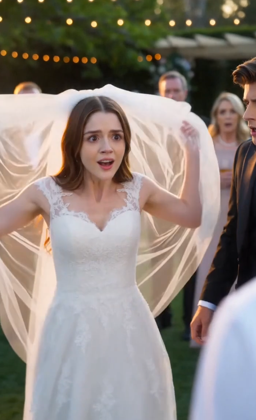“They splashed water on the waiter at the wedding… then the bride recognized his voice.”