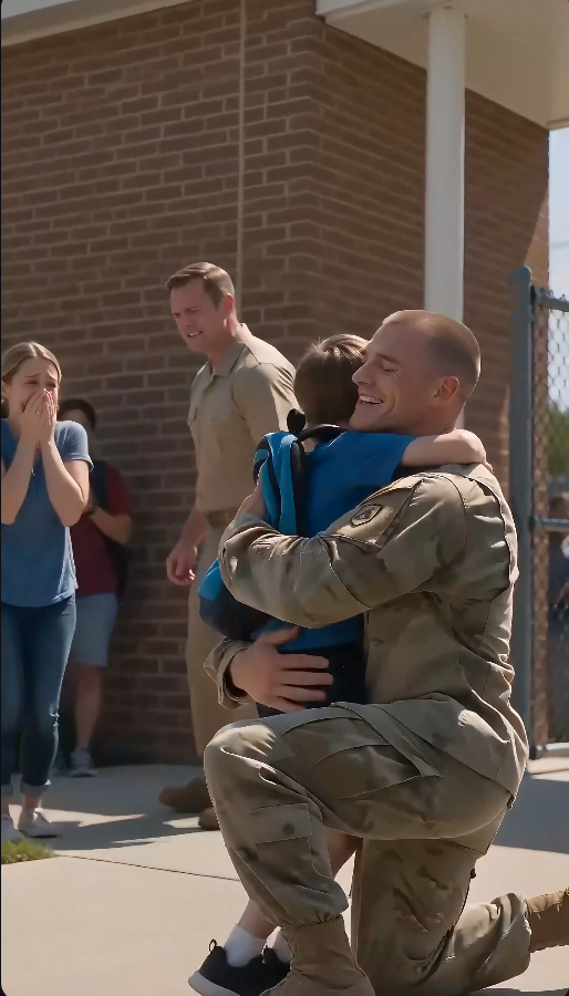 “The soldier came home early… and saw his son being called fatherless.”