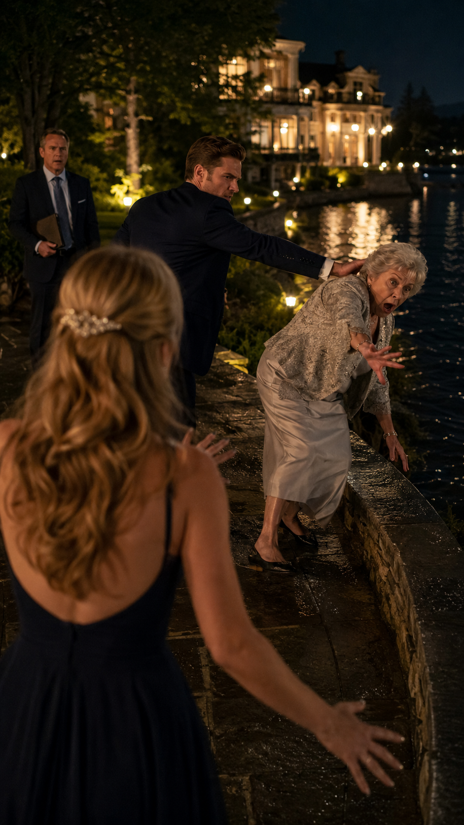 “He pushed his old mother-in-law into the river… then learned she was the investor who saved his company.”