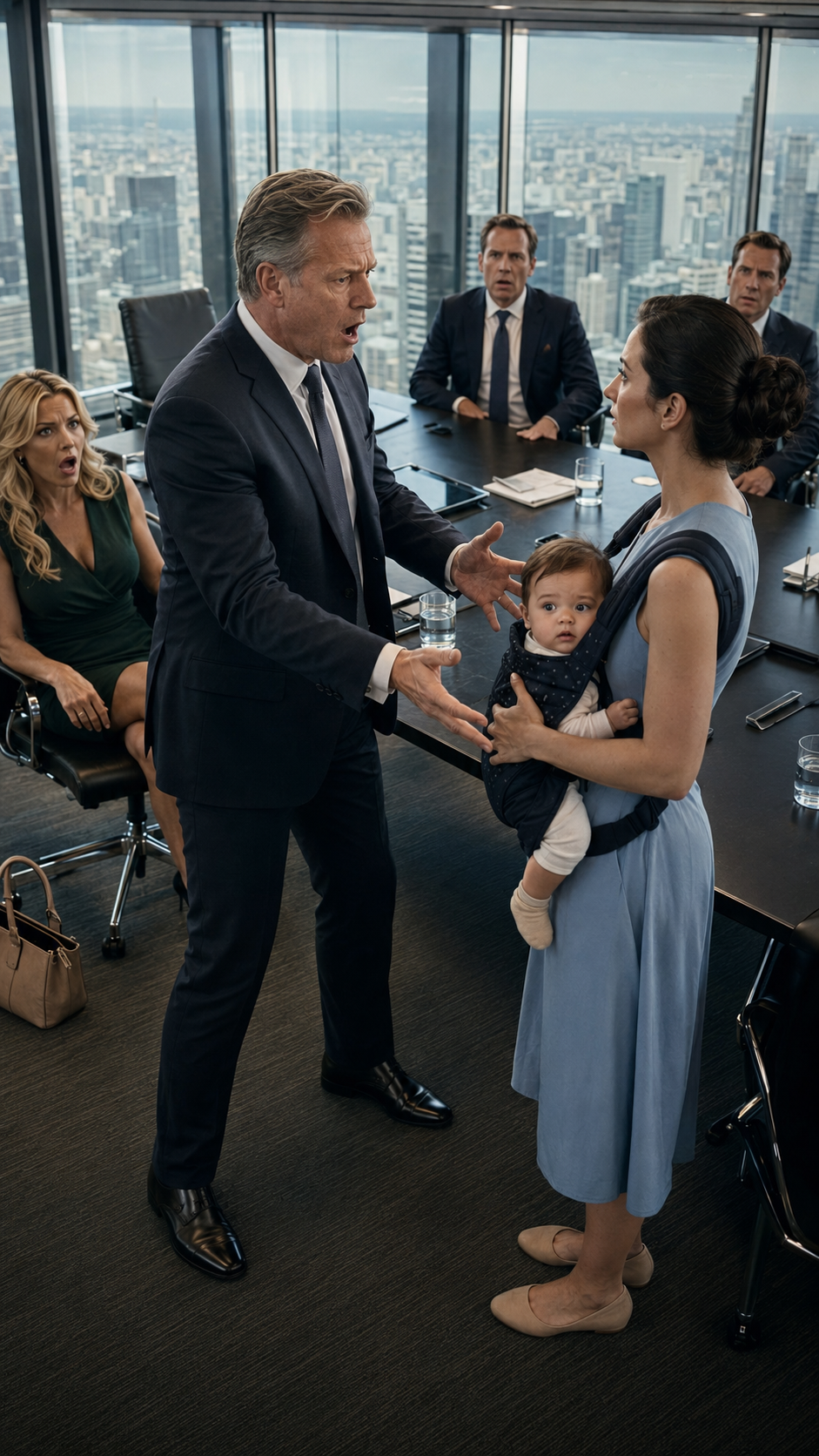 She Entered Her Billionaire Husband’s Divorce Hearing With a Baby—Then He Learned the Child Was His