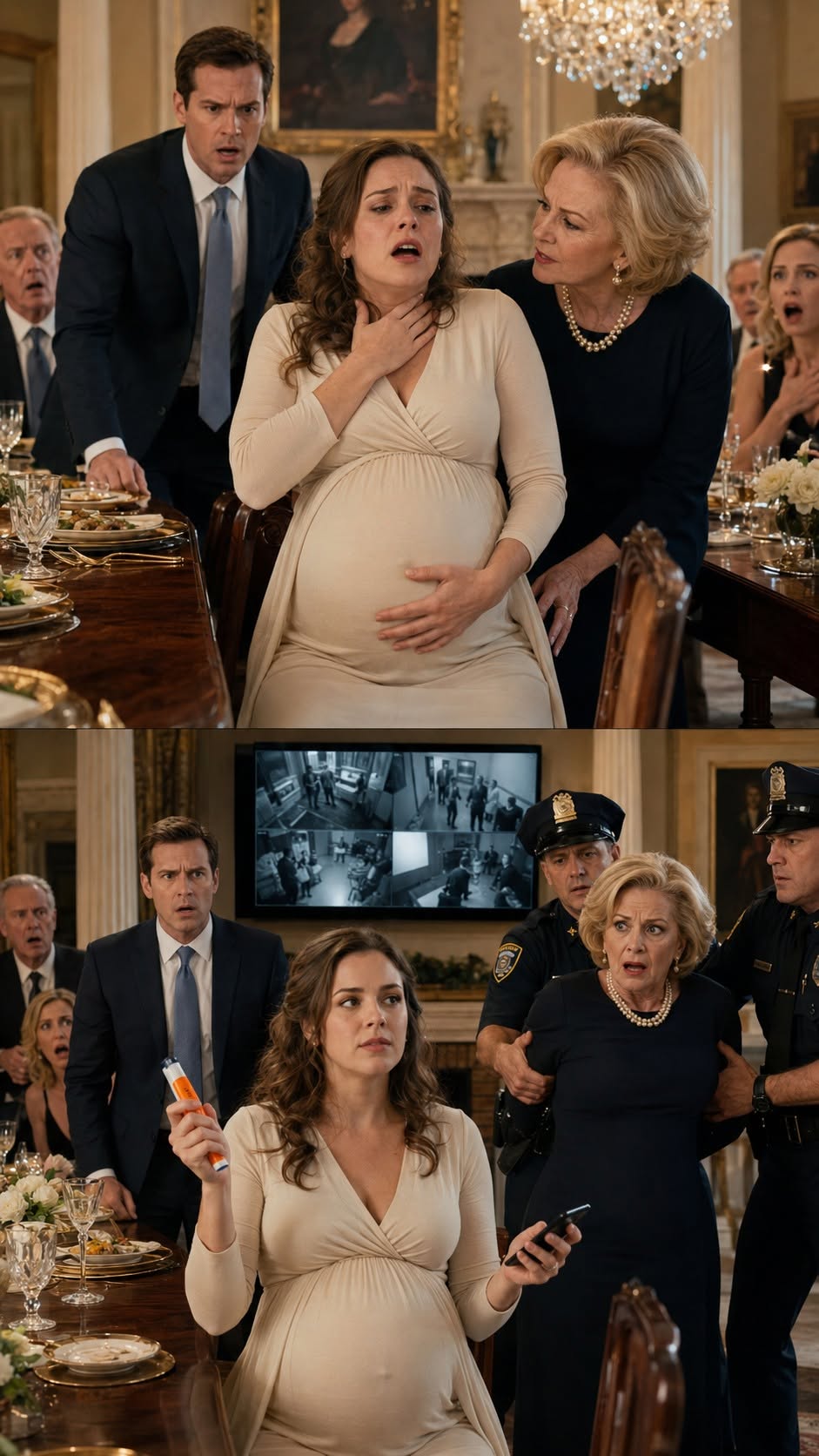 A pregnant woman survives her mother in law’s poisoned dinner and activates hidden footage that turns the entire family against her.