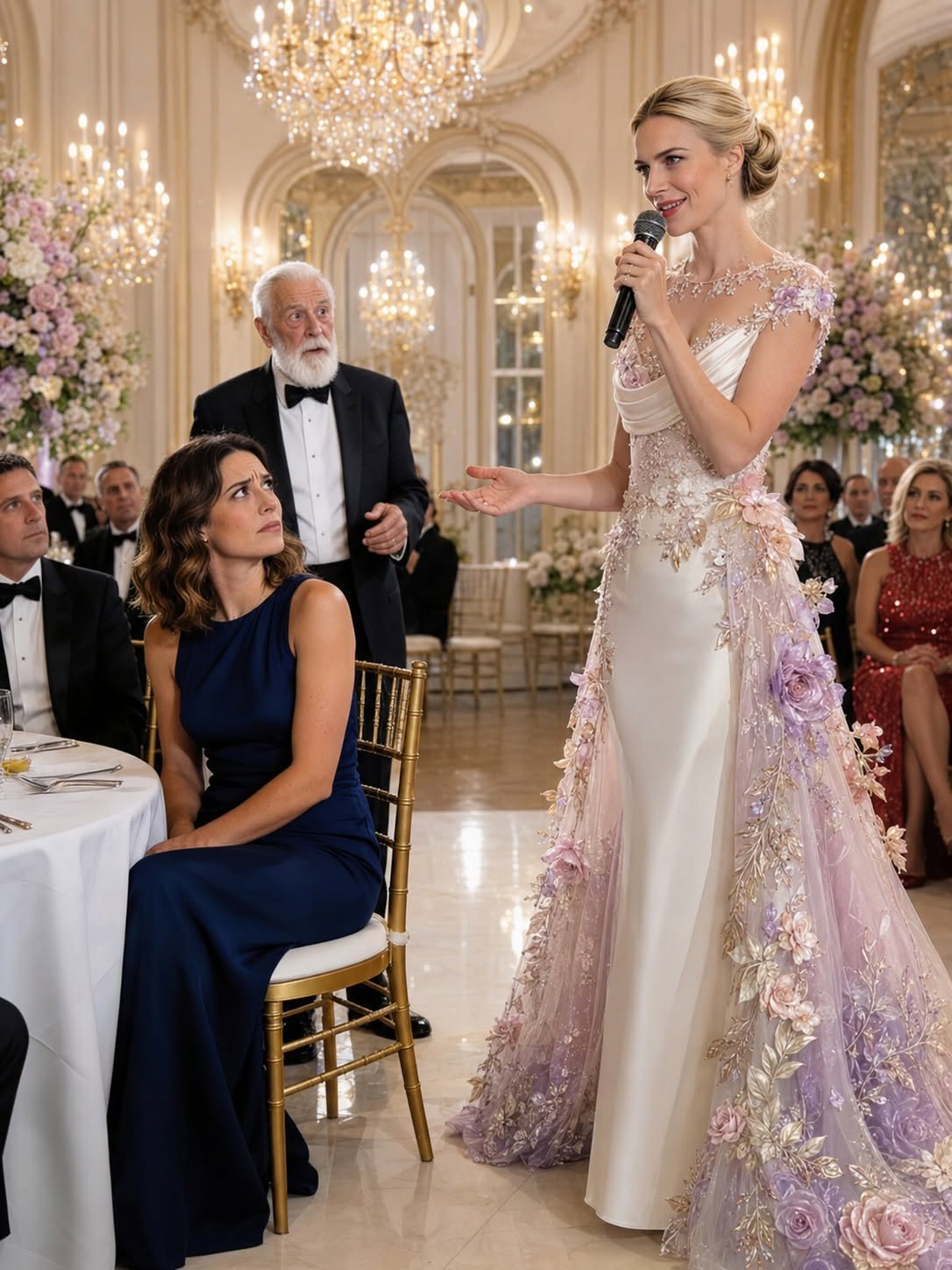 Bride Humiliates Her ER Nurse Stepsister—Then the Groom’s Powerful Father Recognizes Her and Silences the Wedding
