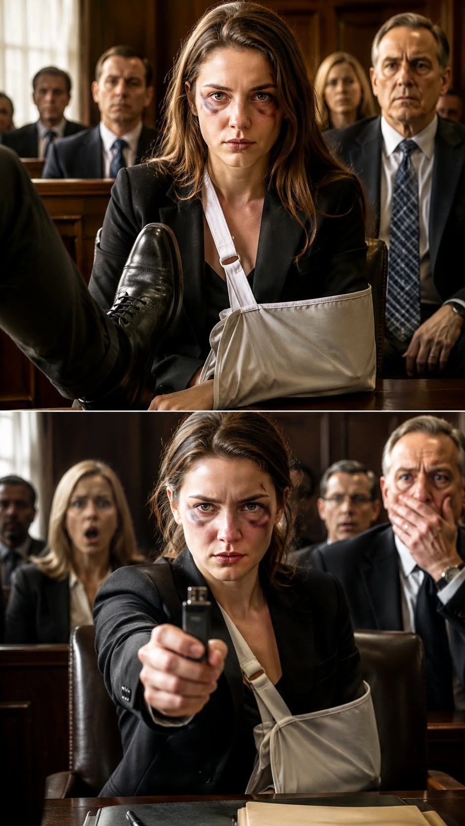 Her Stepfather Crushed Her Broken Foot in Court—Then His Own Voice Exposed Him