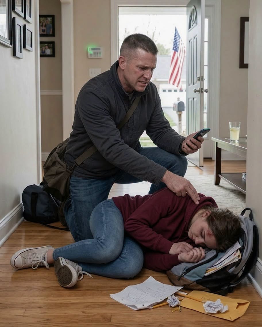 I Came Home Early and Found My Daughter on the Floor—Then the Alarm Log Told Me She Had Let the Attacker In