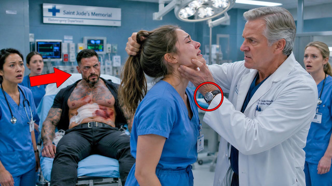 A bleeding mafia boss watches an arrogant chief surgeon violently pull a shy nurse by the hair during emergency treatment and silently makes the doctor realize he has humiliated the wrong woman.