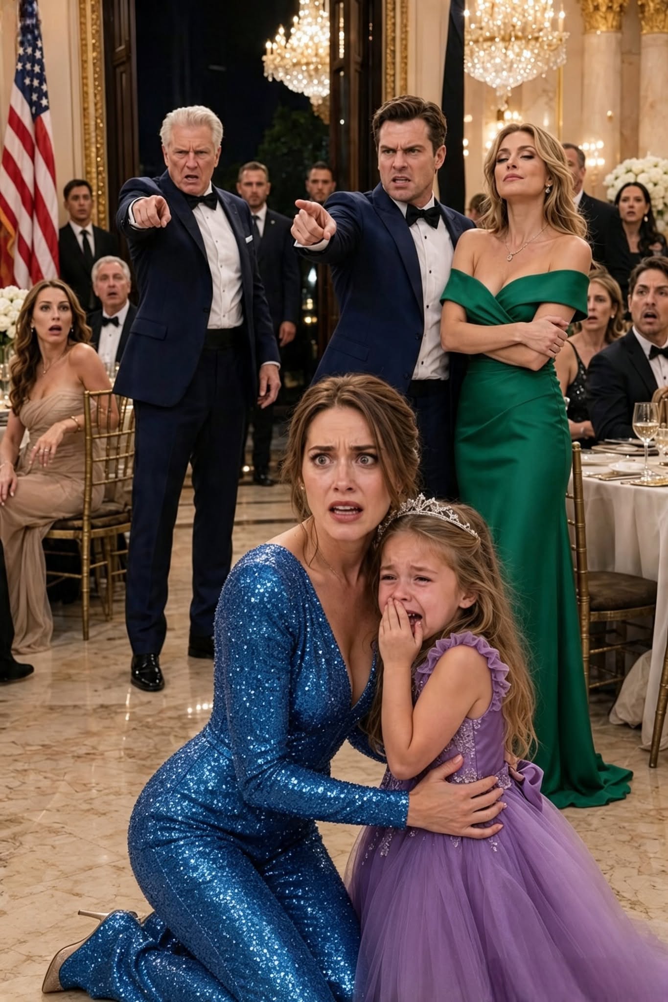 “His Mistress Hurt My Daughter—Then My Father Walked Into the Gala.”