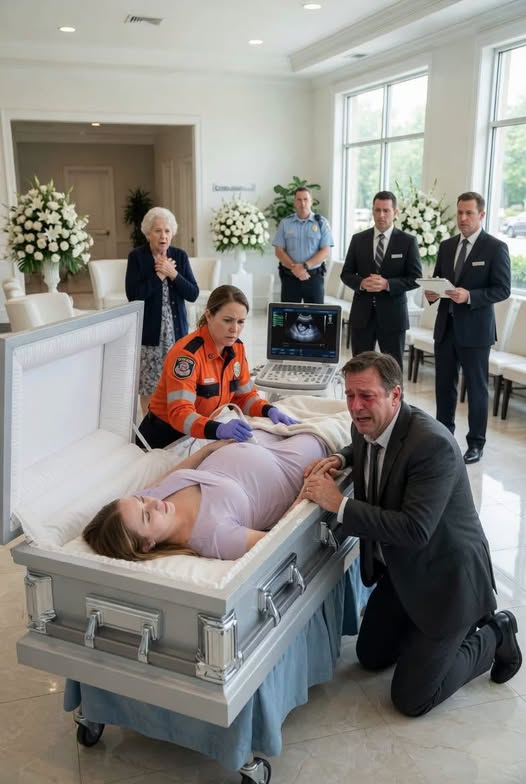 While they were preparing his pregnant wife’s body for cremation, the husband asked to open the coffin one last time. When he looked at her, he saw her belly move. He screamed for them to stop everything. And when SAMU and the police arrived, the discovery left everyone at the crematorium in shock…