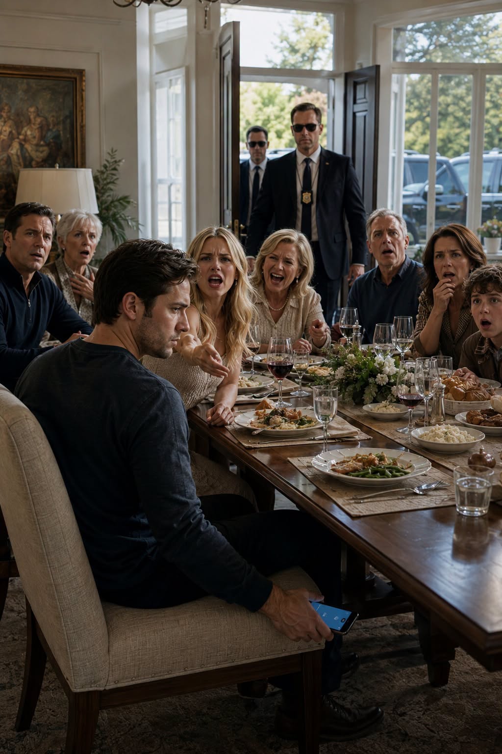 “She Stole His Identity At Dinner.”