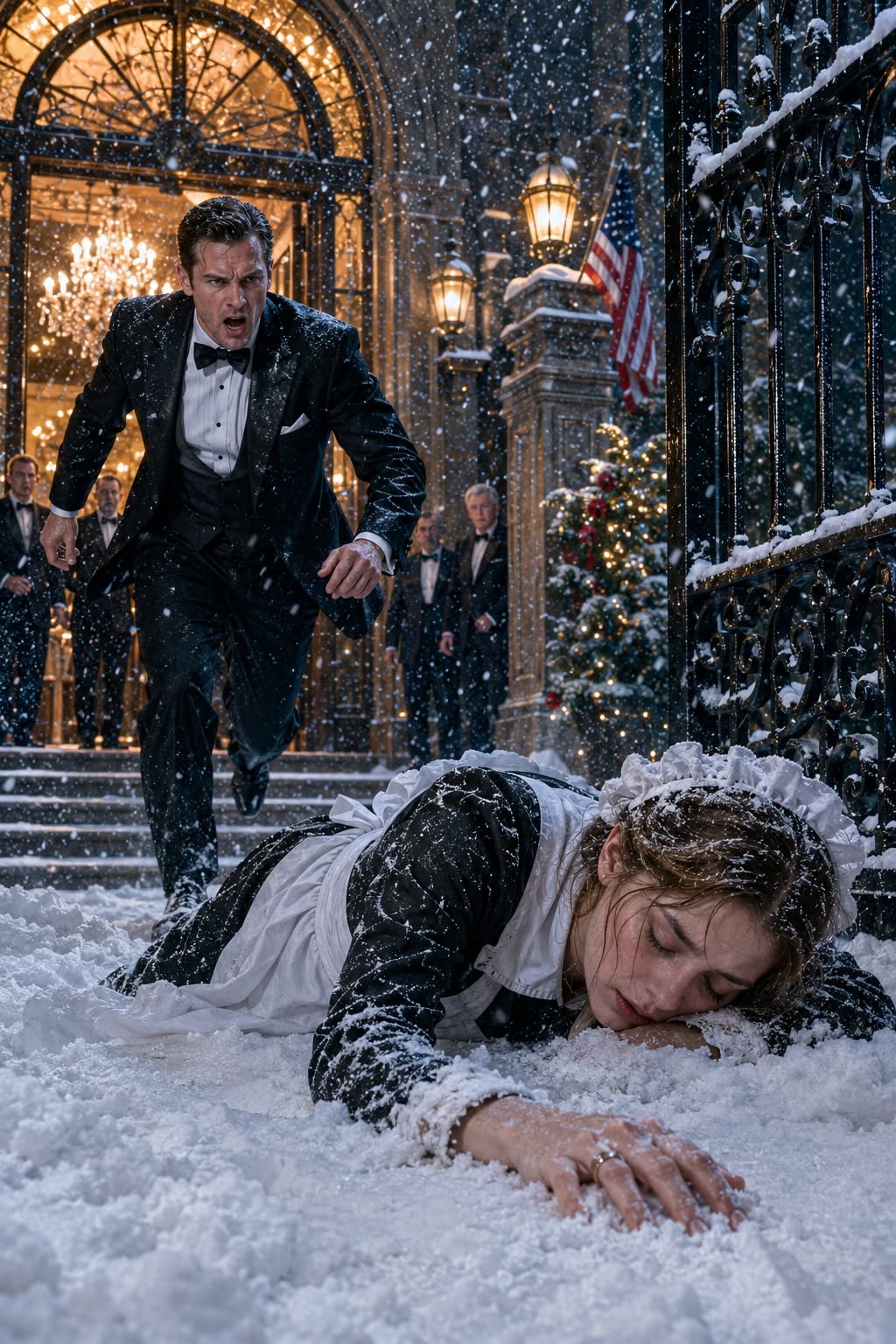 Mafia Boss Found His Maid Freezing in the Snow — Then Ended the Wedding Instantly