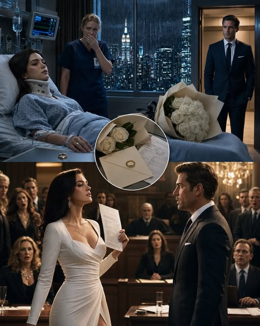 My Husband Sent Flowers to My ICU Room — But the Card Had His Mistress’s Name on It