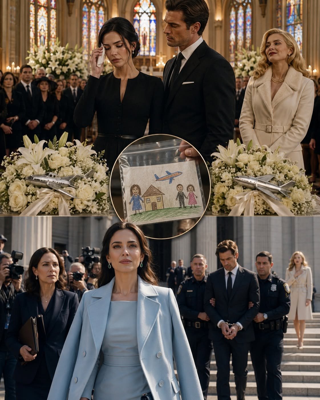 He Brought His Mistress to His Twins’ Funeral — Then the Evidence Box Walked Through the Church Doors