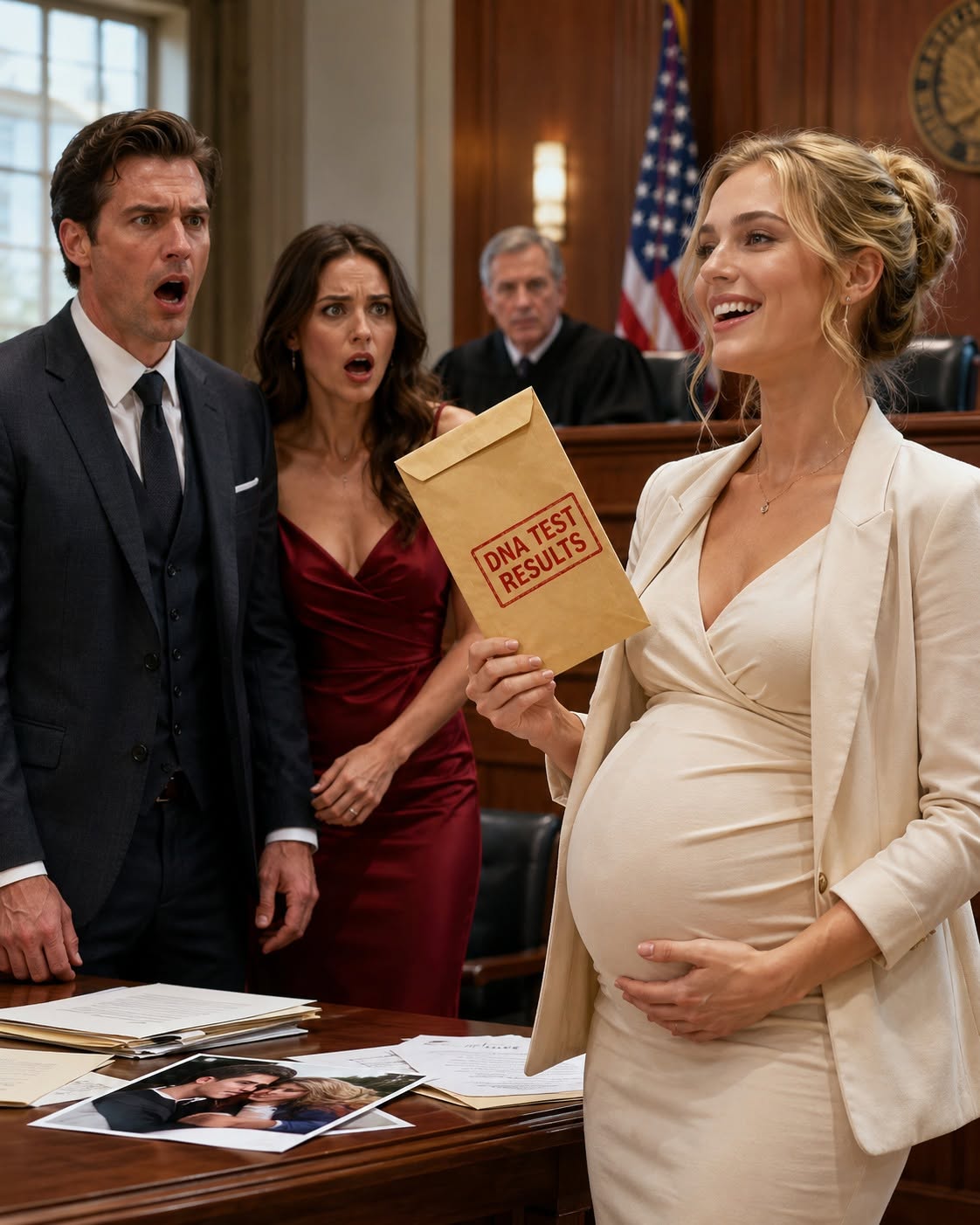 Pregnant Wife Smiled in Court — Then the DNA Results Destroyed Him
