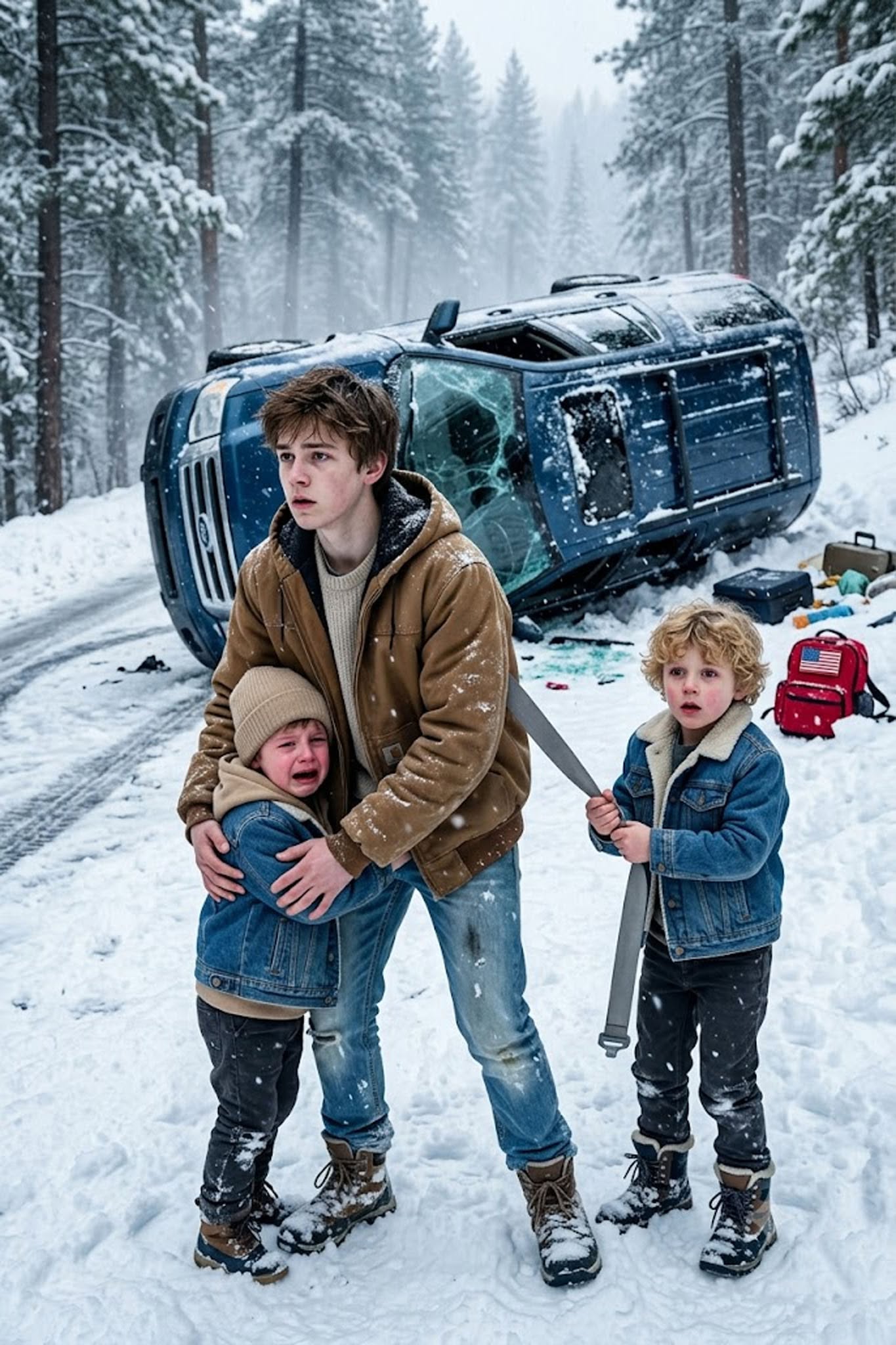 Runaway Boy Saved the Biker President’s Twins — Then They Saw His Bruises
