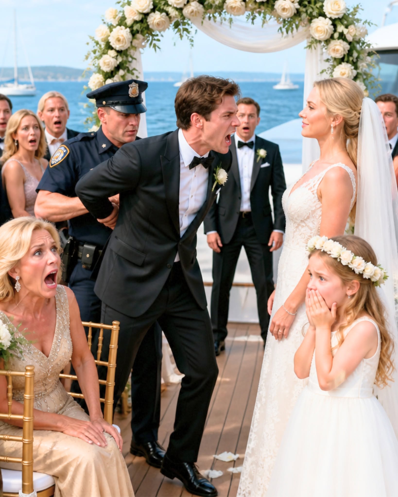 Bride Exposes Groom’s Family Plot at Oceanfront Wedding