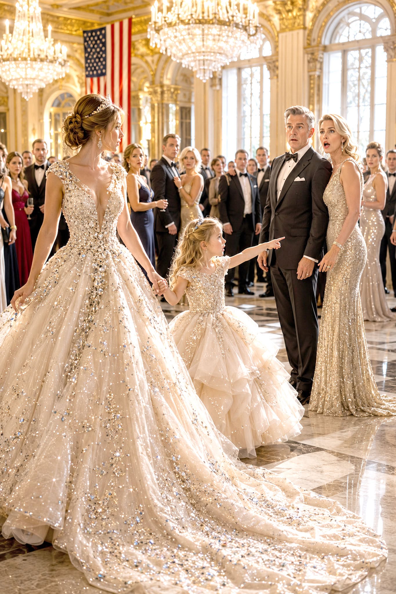 “The Billionaire Saw His Eyes in Her Daughter.”
