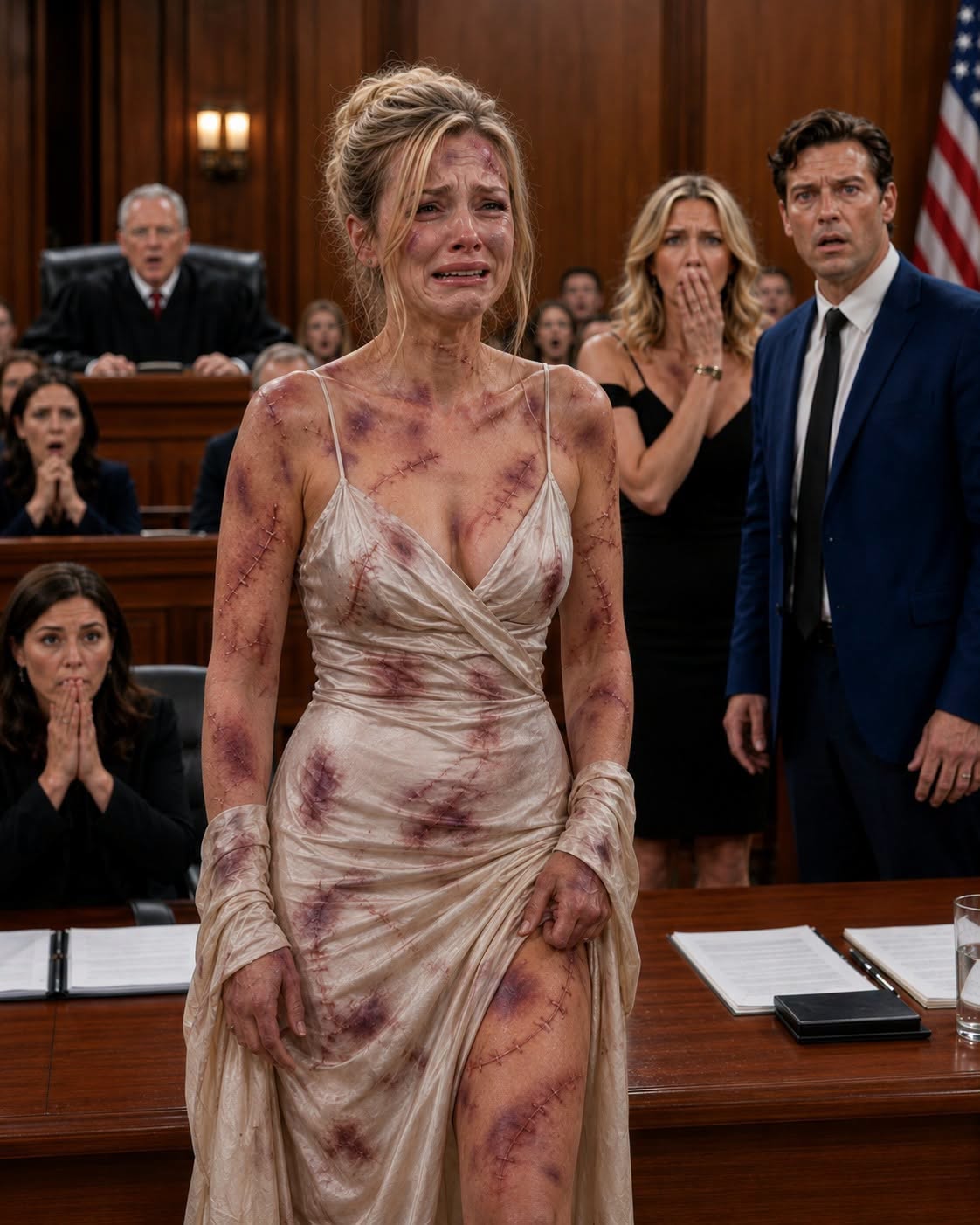Husband Mocks Scarred Wife at Divorce Hearing—Then Her Evidence Turns the Case Criminal