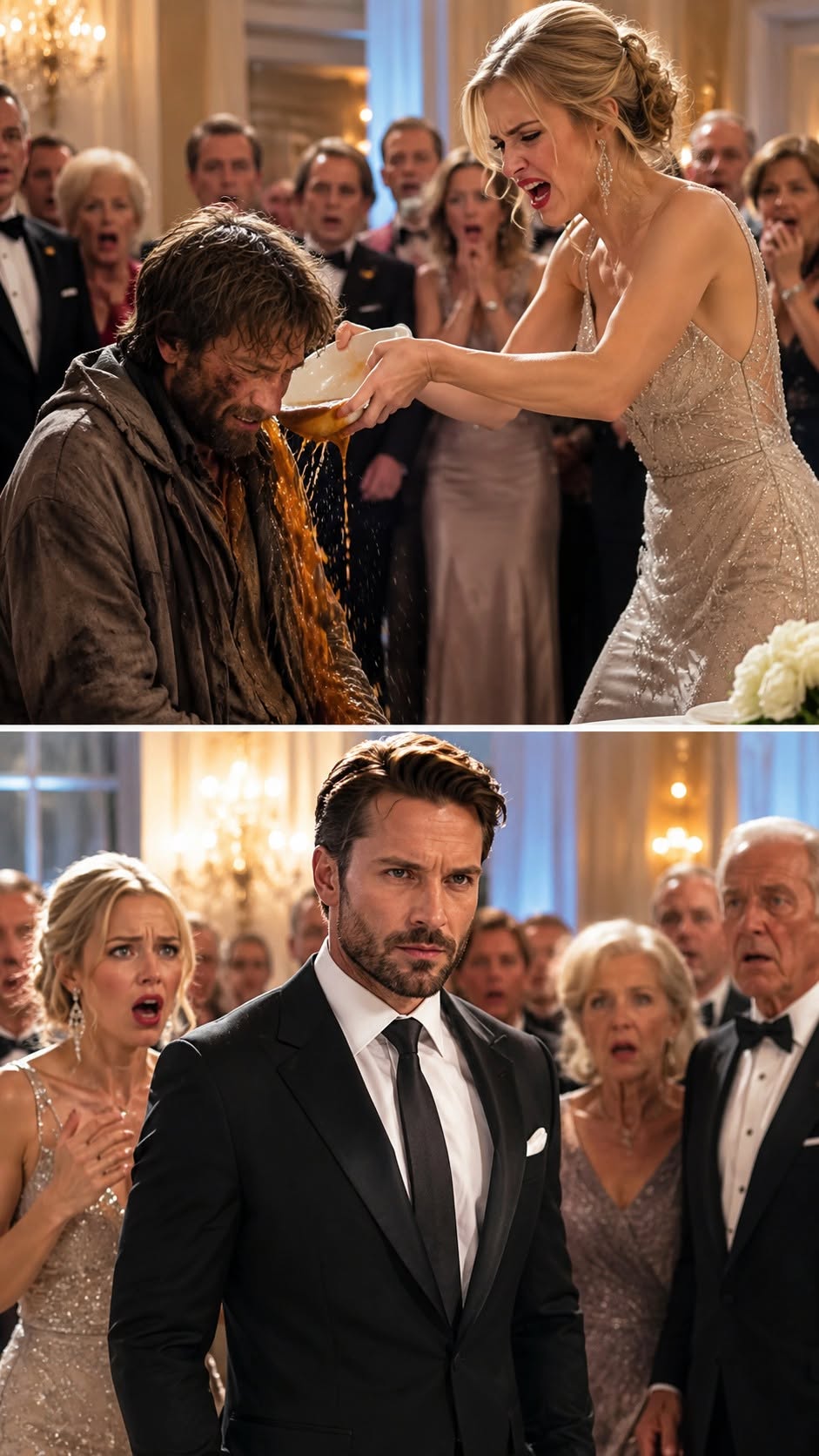 Bride Humiliates a Beggar at Her Charity Gala—Then Recognizes Her Fiancé Beneath the Disguise