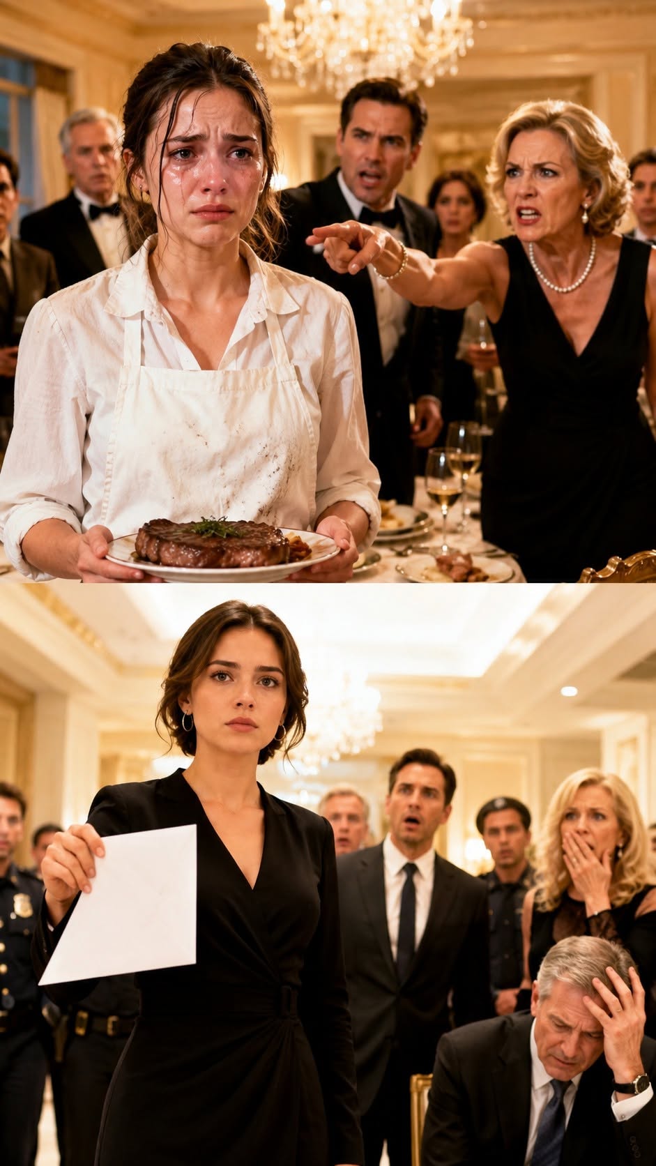 My Husband’s Family Made Me Serve Their Feast Like Staff—Then One Envelope Revealed They Were About to Lose the Mansion