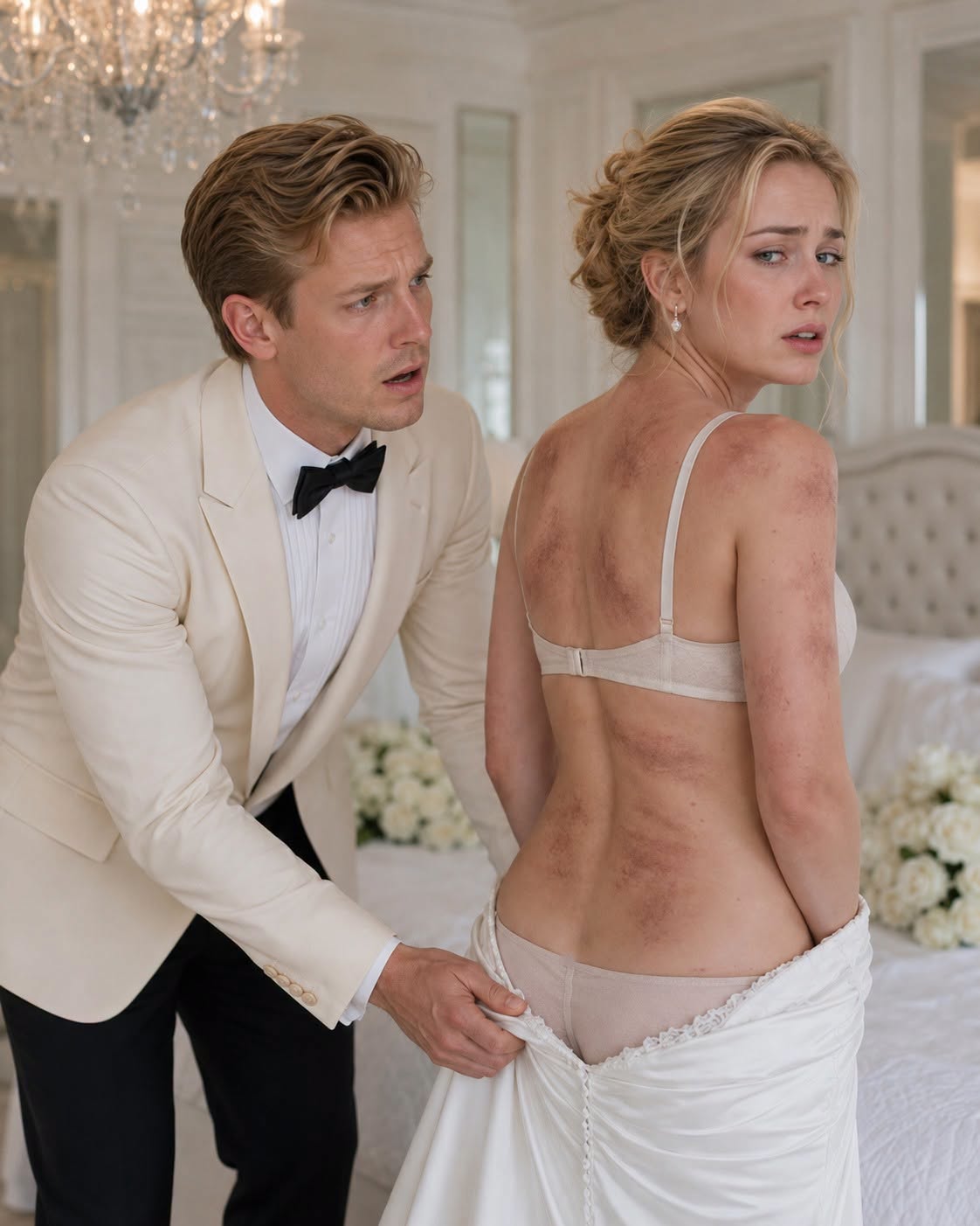 Groom Discovers His Bride’s Scars Before Her Stepfather’s Recording Plays at the Wedding