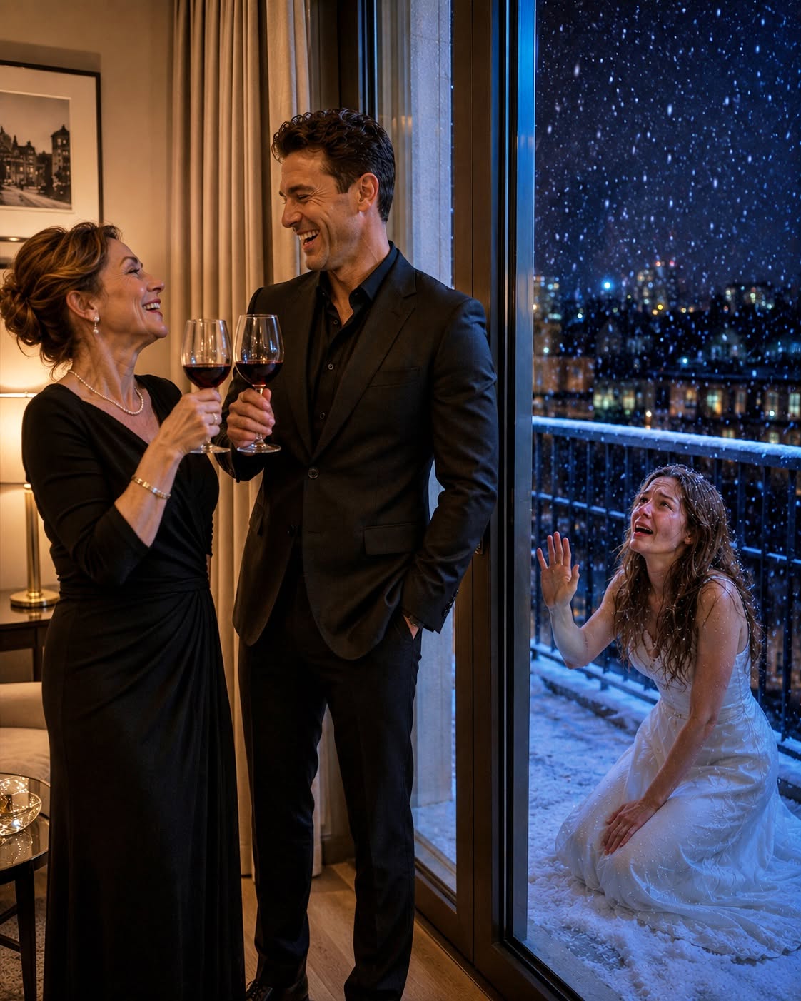 I Locked My Wife on the Balcony After My Sister Accused Her of Stealing $8,000—Then Her Wedding Ring and One Note Exposed the Real Betrayal