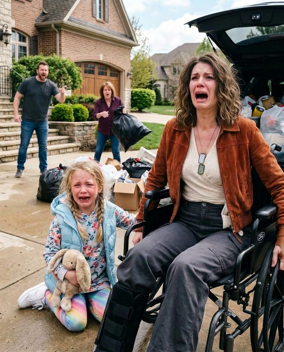 Husband Throws His Injured Veteran Wife and Daughter Out—Then Her Late Father’s Secret Reaches Her