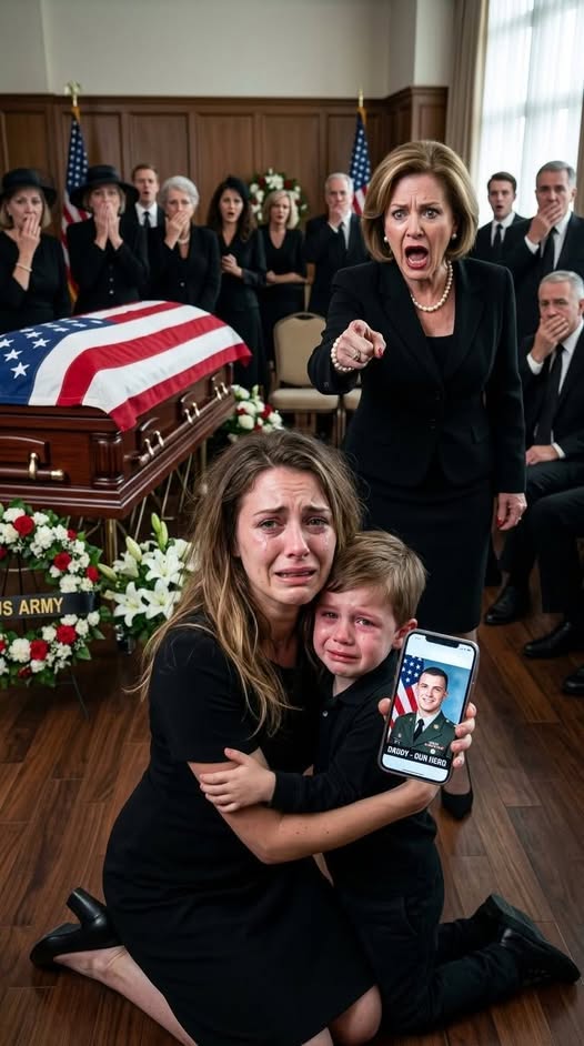 Boy Raises His Father’s Phone After Grandmother Humiliates His Mother at the Funeral