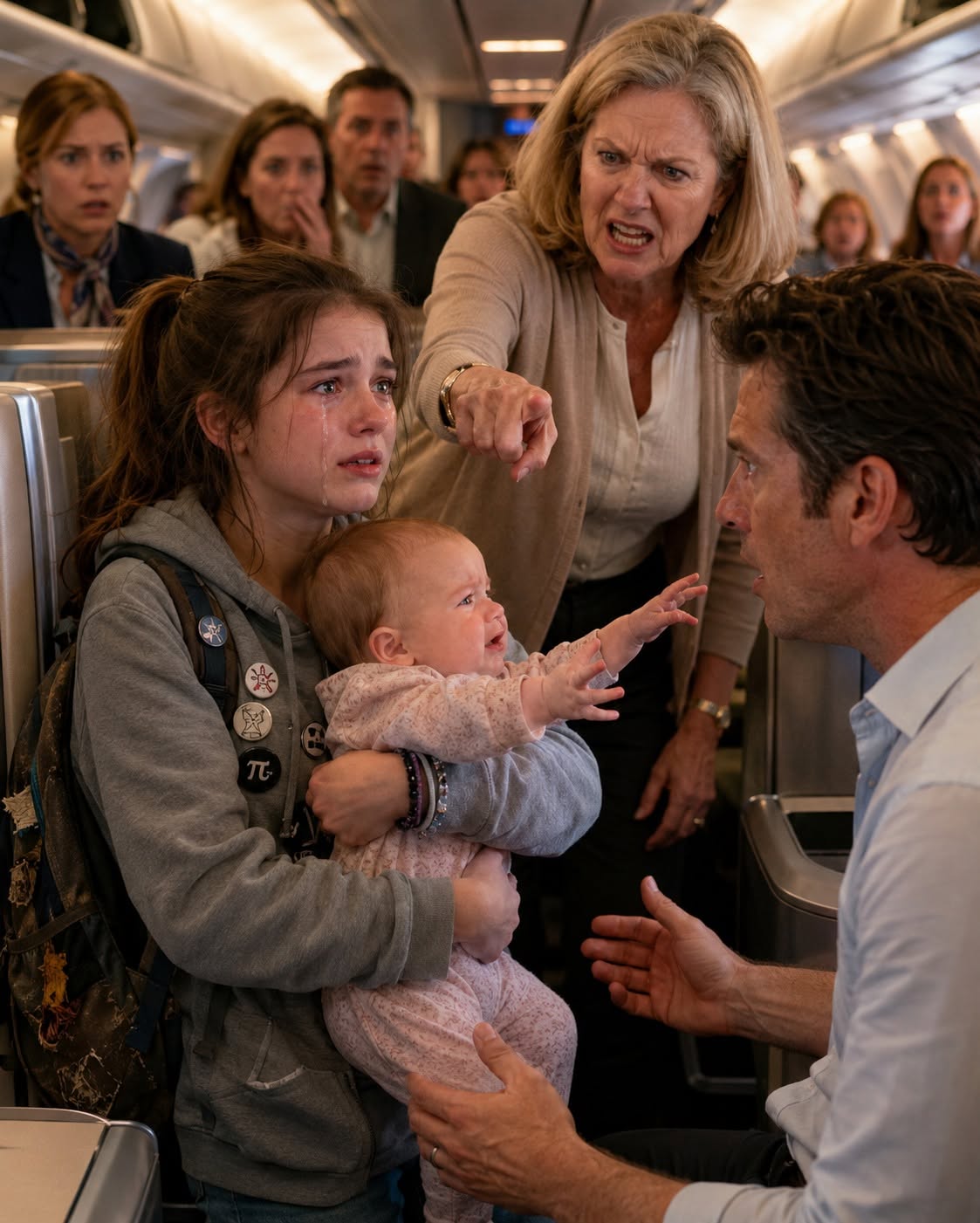 Millionaire Father Could Not Calm His Crying Baby Until a Teenage Girl from Economy Revealed She Was His Late Wife’s Hidden Daughter and Produced the Evidence His Own Family Had Buried