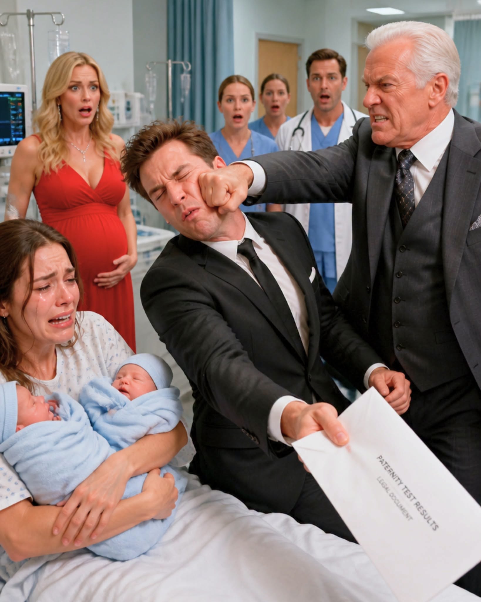 Husband Dumps Divorce Papers on His Wife Beside Their Premature Twins—Then Her Billionaire Grandfather Enters the NICU